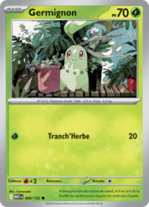 Carte Pokémon Germignon 008/132 - Méga-Évolution - Commune