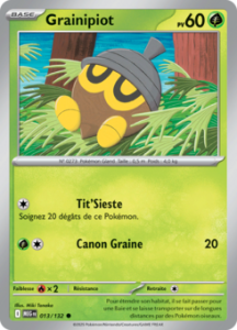 Carte Pokémon Grainipiot 013/132 - Méga-Évolution - Commune