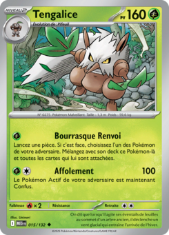 Carte Pokémon Tengalice 015/132 - Méga-Évolution - Peu commune