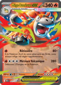 Carte Pokémon Méga-Camérupt ex 022/132 - Méga-Évolution - Ultra Rare