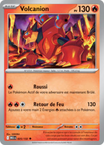 Carte Pokémon Volcanion 025/132 - Méga-Évolution - Peu commune