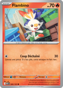 Carte Pokémon Flambino 026/132 - Méga-Évolution - Commune