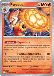 Carte Pokémon Pyrobut 028/132 - Méga-Évolution - Rare