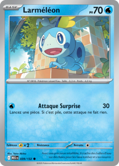 Carte Pokémon Larméléon 039/132 - Méga-Évolution - Commune