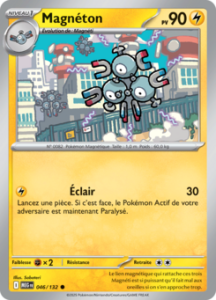 Carte Pokémon Magnéton 046/132 - Méga-Évolution - Commune