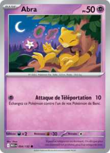 Carte Pokémon Abra 054/132 - Méga-Évolution - Commune