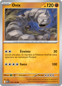 Carte Pokémon Onix 070/132 - Méga-Évolution - Commune