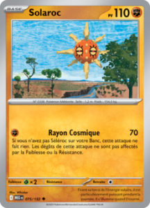 Carte Pokémon Solaroc 075/132 - Méga-Évolution - Peu commune