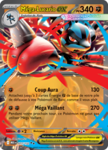Carte Pokémon Méga-Lucario ex 077/132 - Méga-Évolution - Ultra Rare