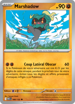 Carte Pokémon Marshadow 080/132 - Méga-Évolution - Peu commune