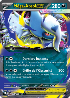 Carte Pokémon Méga-Absol ex 086/132 - Méga-Évolution - Ultra Rare