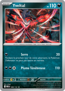 Carte Pokémon Yveltal 088/132 - Méga-Évolution - Rare