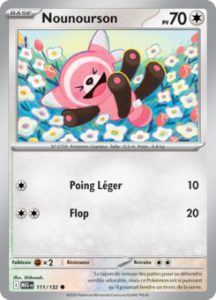 Carte Pokémon Nounourson 111/132 - Méga-Évolution - Commune