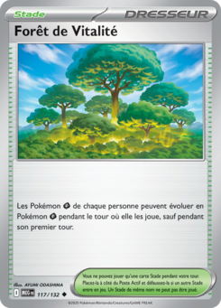 Carte Pokémon Forêt de Vitalité 117/132 - Méga-Évolution - Peu commune