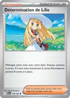 Carte Pokémon Détermination de Lilie 119/132 - Méga-Évolution - Peu commune