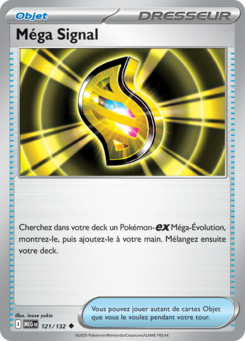 Carte Pokémon Méga Signal 121/132 - Méga-Évolution - Peu commune