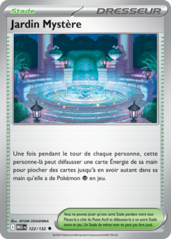 Carte Pokémon Jardin Mystère 122/132 - Méga-Évolution - Peu commune