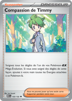 Carte Pokémon Compassion de Timmy 132/132 - Méga-Évolution - Peu commune