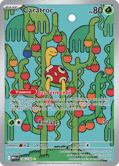 Carte Pokémon Caratroc 136/132 - Méga-Évolution - Ultra Rare