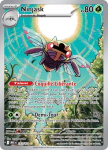 Carte Pokémon Ninjask 137/132 - Méga-Évolution - Ultra Rare