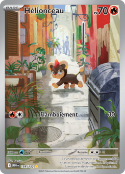 Carte Pokémon Hélionceau 139/132 - Méga-Évolution - Ultra Rare