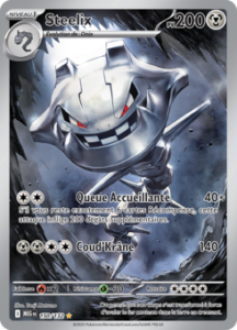Carte Pokémon Steelix 150/132 - Méga-Évolution - Ultra Rare