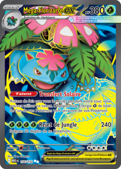Carte Pokémon Méga-Florizarre ex 155/132 - Méga-Évolution - Ultra Rare
