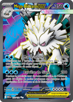 Carte Pokémon Méga-Blizzaroi ex 157/132 - Méga-Évolution - Ultra Rare