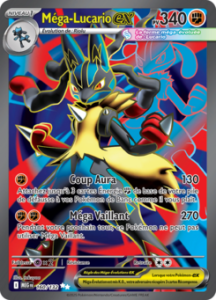 Carte Pokémon Méga-Lucario ex 160/132 - Méga-Évolution - Ultra Rare
