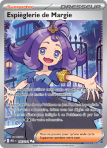 Carte Pokémon Espièglerie de Margie 165/132 - Méga-Évolution - Ultra Rare