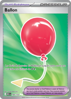 Carte Pokémon Ballon 166/132 - Méga-Évolution - Ultra Rare
