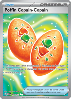Carte Pokémon Poffin Copain-Copain 167/132 - Méga-Évolution - Ultra Rare