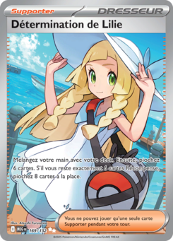 Carte Pokémon Détermination de Lilie 169/132 - Méga-Évolution - Ultra Rare