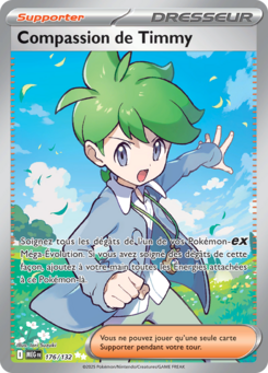 Carte Pokémon Compassion de Timmy 176/132 - Méga-Évolution - Ultra Rare