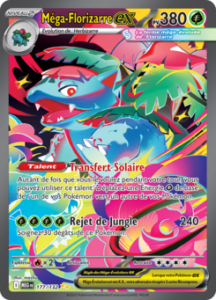 Carte Pokémon Méga-Florizarre ex 177/132 - Méga-Évolution - Ultra Rare