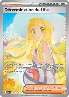 Carte Pokémon Détermination de Lilie 184/132 - Méga-Évolution - Ultra Rare