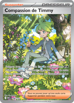 Carte Pokémon Compassion de Timmy 186/132 - Méga-Évolution - Ultra Rare