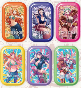 Lot de 6 Mini Tin TS-02 One Piece Card Game - Japonais