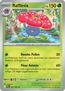 Carte Pokémon Rafflesia 003/094 - Méga-Évolution Flammes Fantasmagoriques - Rare