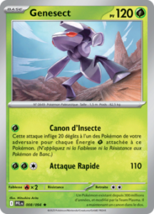 Carte Pokémon Genesect 008/094 - Méga-Évolution Flammes Fantasmagoriques - Rare