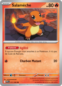 Carte Pokémon Salamèche 011/094 - Méga-Évolution Flammes Fantasmagoriques - Commune