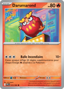Carte Pokémon Darumarond 015/094 - Méga-Évolution Flammes Fantasmagoriques - Commune