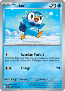 Carte Pokémon Tiplouf 027/094 - Méga-Évolution Flammes Fantasmagoriques - Commune