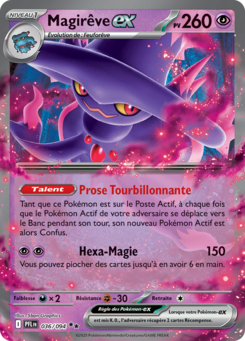 Carte Pokémon Magirêve ex 036/094 - Méga-Évolution Flammes Fantasmagoriques - Ultra Rare