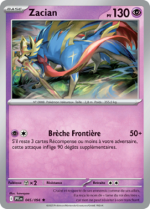 Carte Pokémon Zacian 045/094 - Méga-Évolution Flammes Fantasmagoriques - Rare