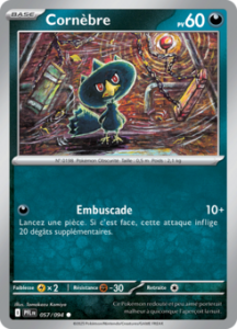 Carte Pokémon Cornèbre 057/094 - Méga-Évolution Flammes Fantasmagoriques - Commune