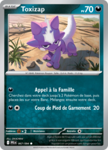 Carte Pokémon Toxizap 067/094 - Méga-Évolution Flammes Fantasmagoriques - Commune