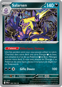 Carte Pokémon Salarsen 068/094 - Méga-Évolution Flammes Fantasmagoriques - Rare