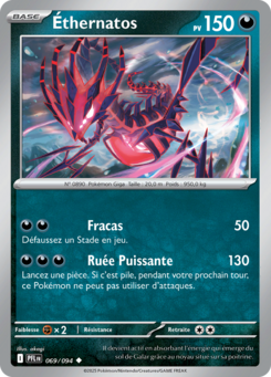 Carte Pokémon Éthernatos 069/094 - Méga-Évolution Flammes Fantasmagoriques - Peu commune
