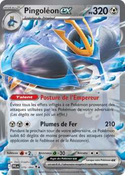 Carte Pokémon Pingoléon ex 070/094 - Méga-Évolution Flammes Fantasmagoriques - Ultra Rare